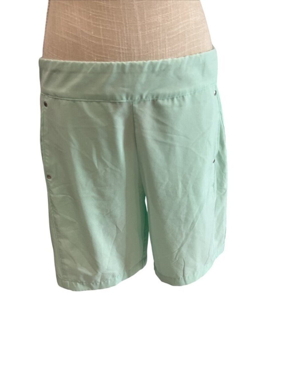 Coral Bay Golf Womens Mint Green Stretch Shorts Size M